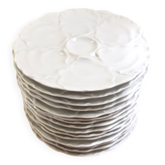 Service d'assiettes à huitres en porcelaine par HutschenReuthen