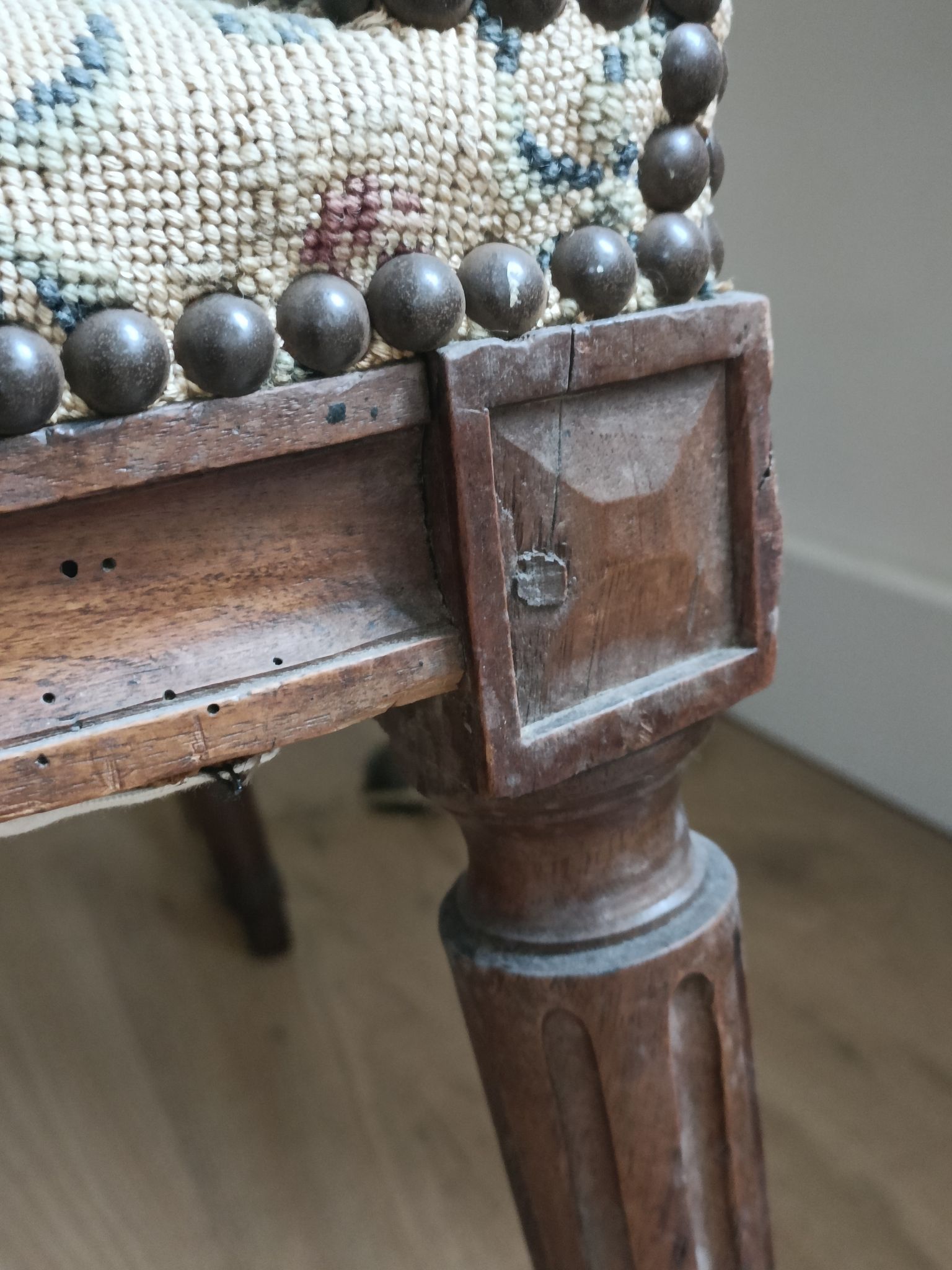Louis XVI period armchair