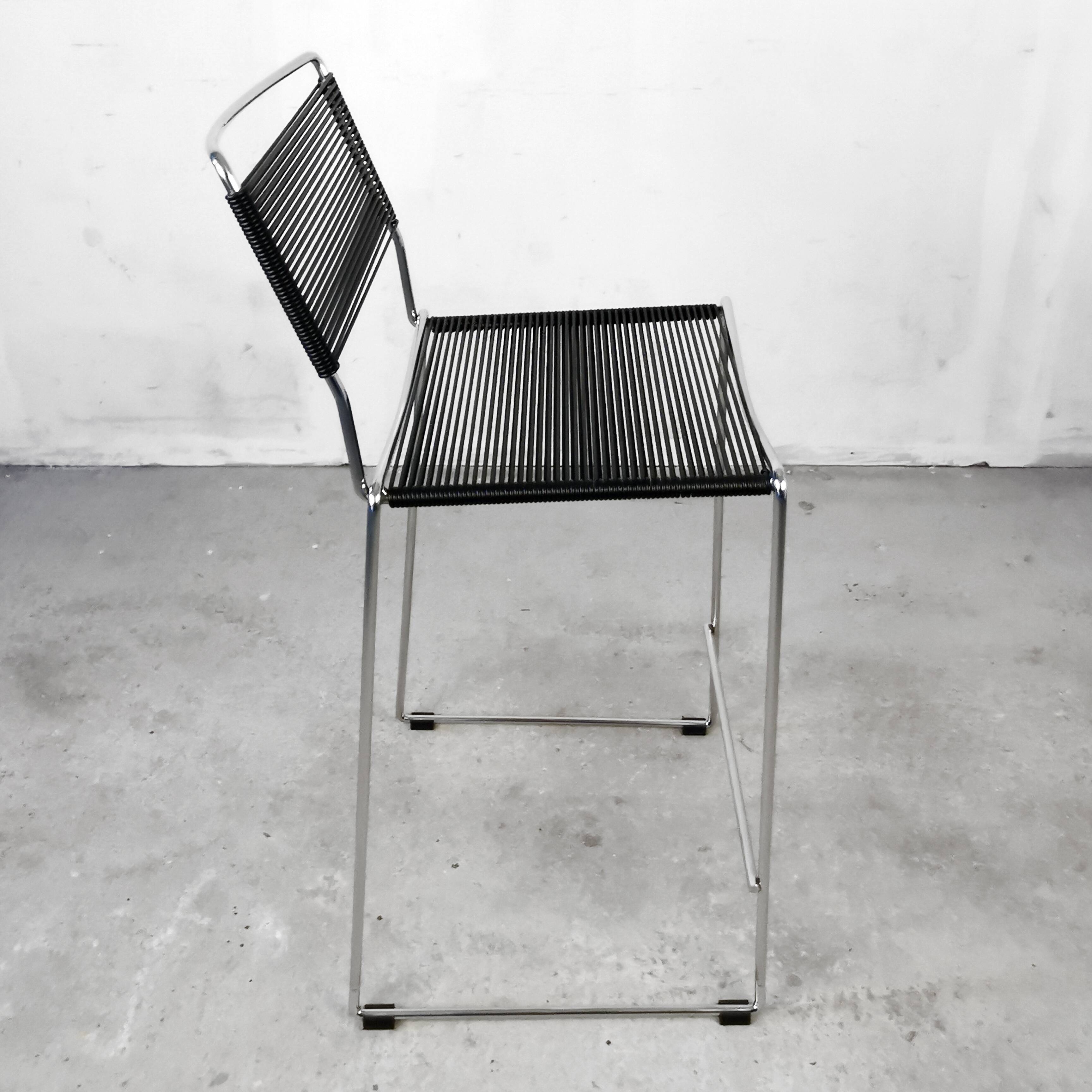 High "spaghetti" stool, 1970s