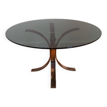 Glass coffee table from the 1970s