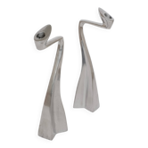 Pair of candle holders by Matthew Hilton 80's