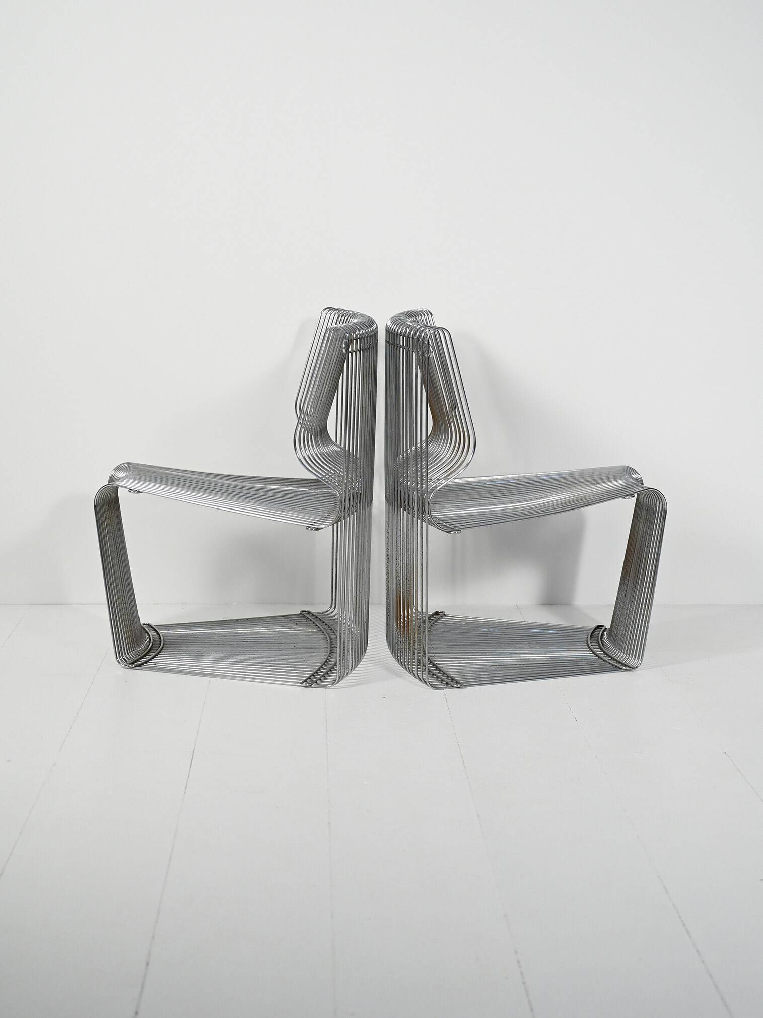 Pair of “Pantonova” lounge chairs by Verner Panton