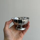 6 coupelles sur pied en inox