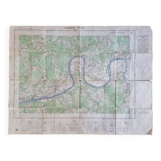 Old map Le Bugue 5-6 - 1/25000th (1970)