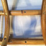 Patère in rattan and bamboo two handles 60/70