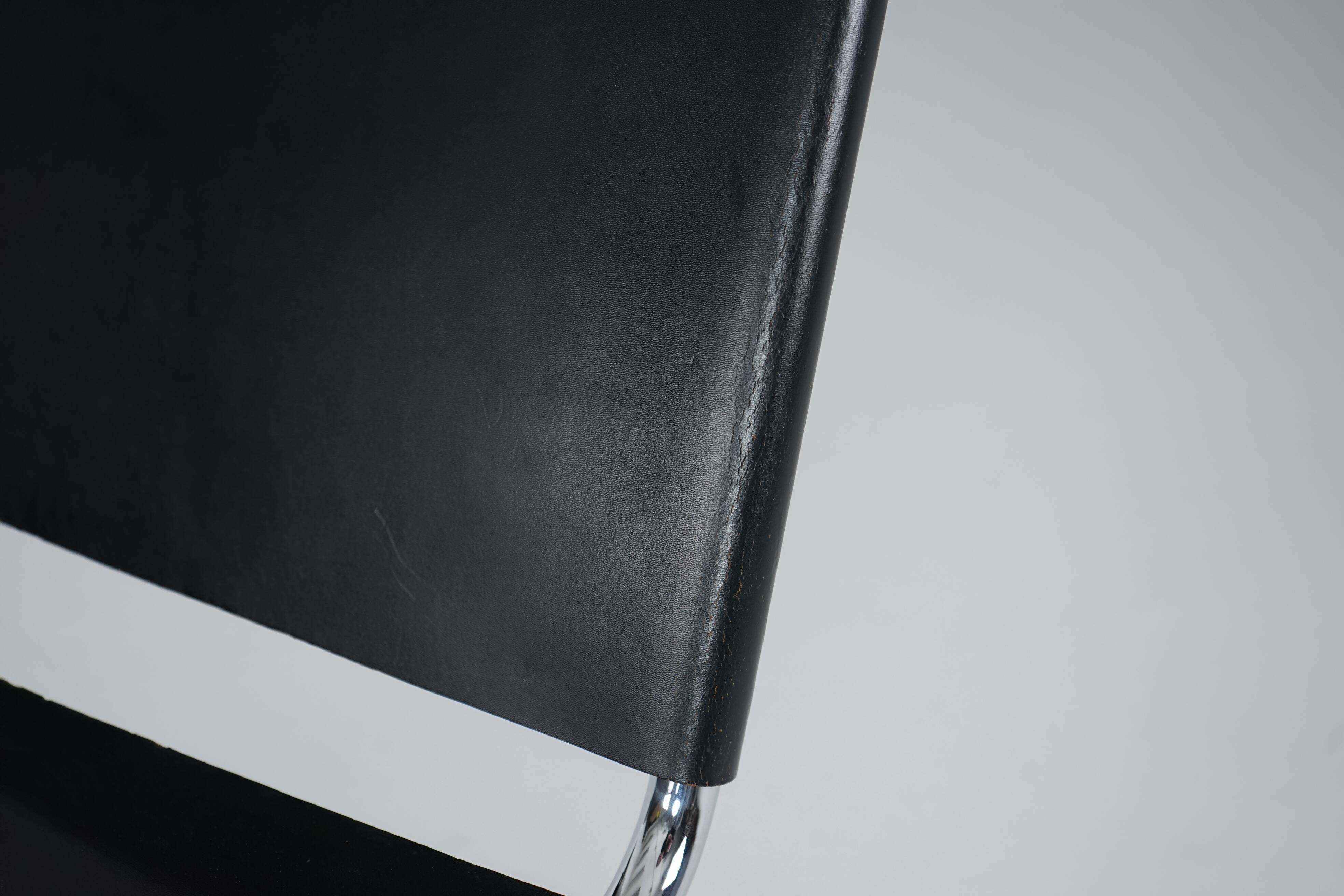 MR30/5 Tubular Steel Arm Chair by Ludwig Mies van der Rohe for Knoll