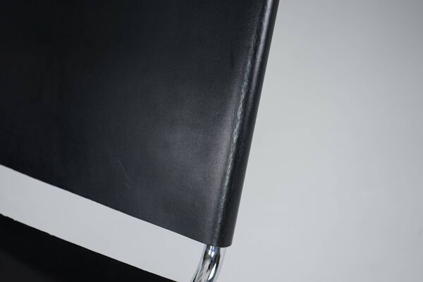 Chaise en acier tubulaire MR30/5 par Ludwig Mies van der Rohe pour Knoll