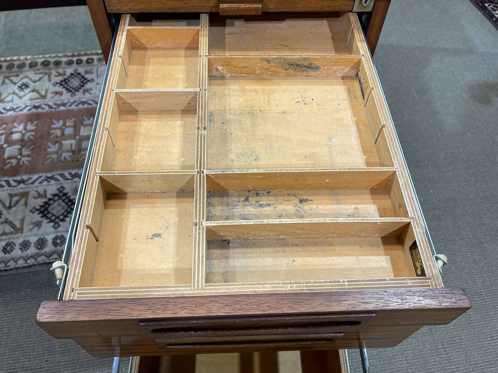 1960s mahogany executive desk - can be dismantled into 3 parts