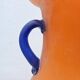 Scavo Glass Vase from Murano by Carlo Moretti, 1970s