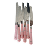 Vintage pink knives