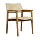 Chaise de direction vintage scandinave moderne en chêne et tissu alcantara, années 1960