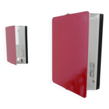 Charlotte Perriand Original Red Mid-Century Wall Lights (3 available)