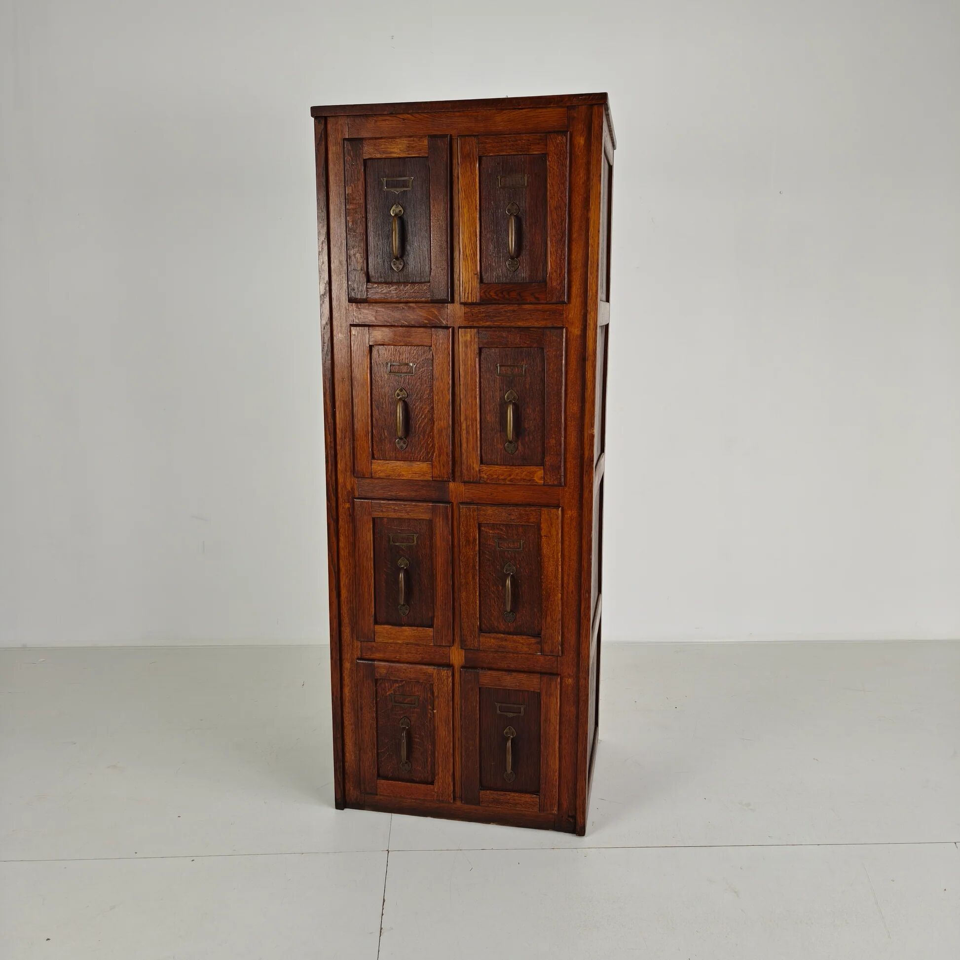 Antique oak filing cabinet – c.1900–1920