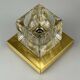 60s 70s Peill & Putzler Cube wall lamp ceiling lamp ice glass space design