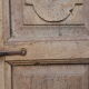 Ancient 18th century oak door patina mouldings