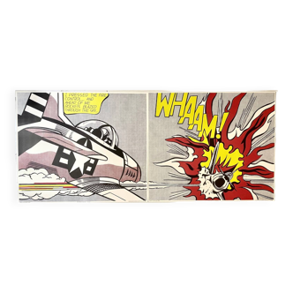 Roy Lichtenstein - Whaam! - 2 affiches originales - Tate gallery London, 1982