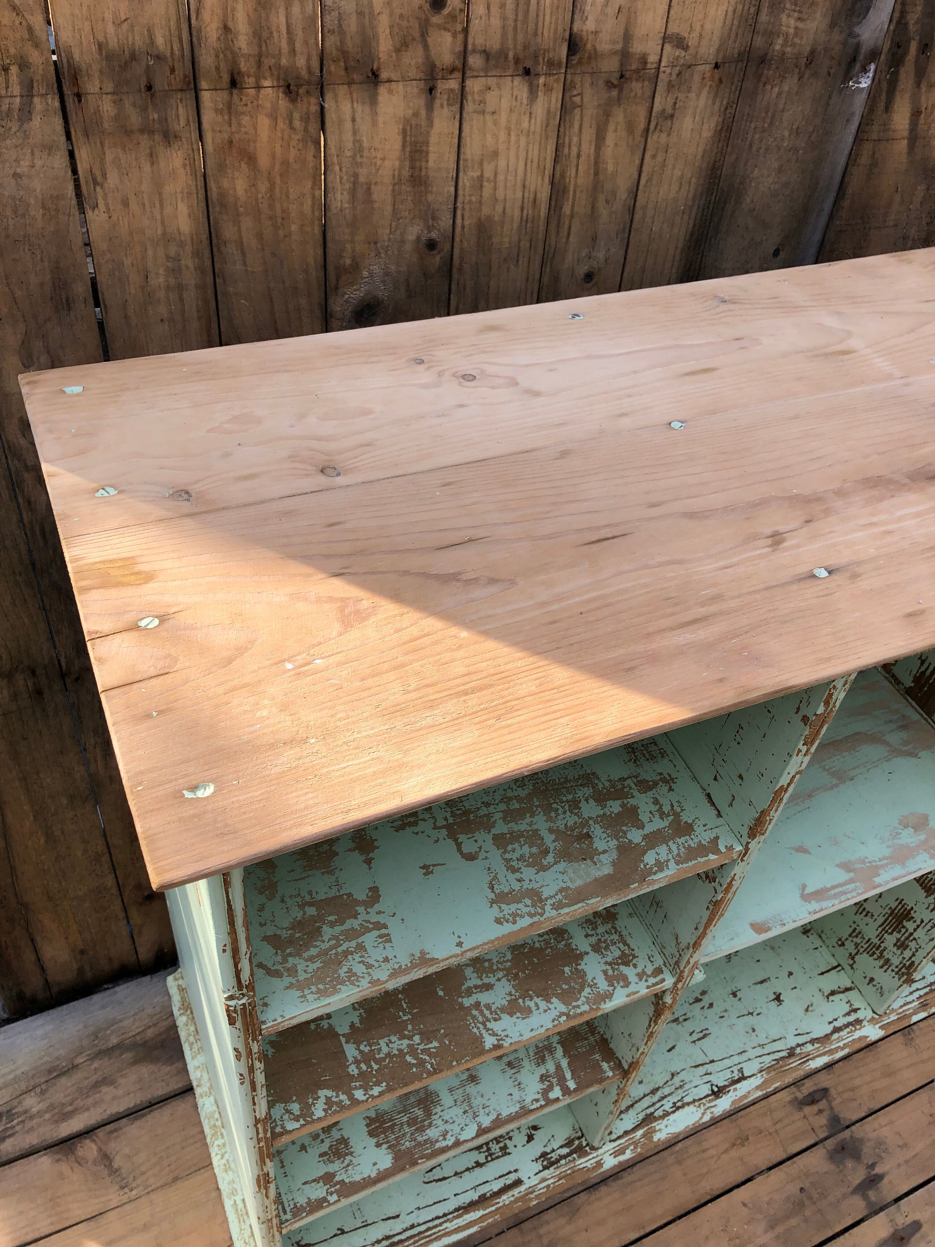 Wooden locker cabinet