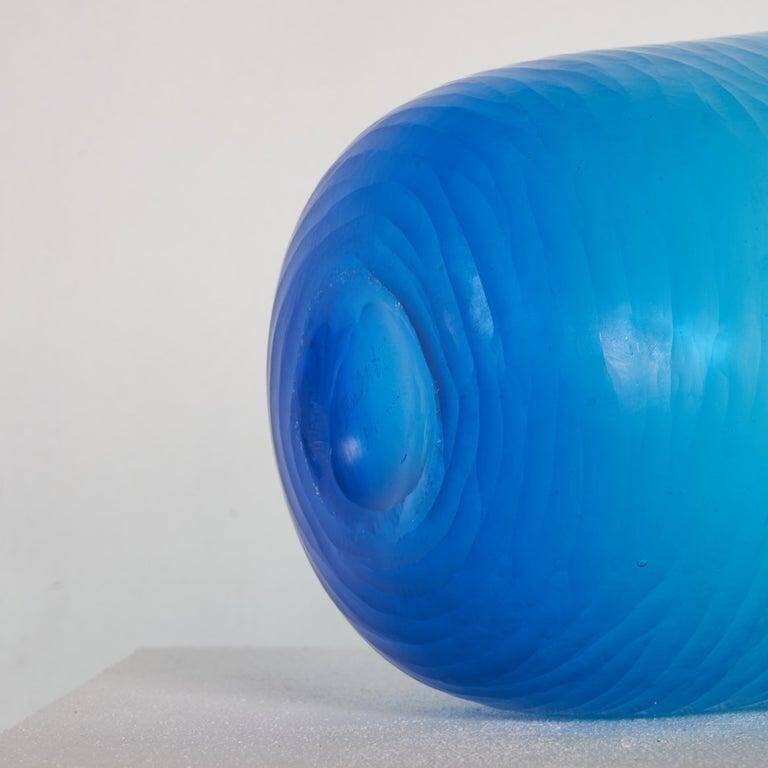 Murano glass art vase 'Battuto', Salviati, 1960s