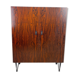 Armoire en palissandre avec pieds en épingle à cheveux