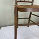 Chaise en bois et paille 