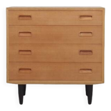 Ash chest of drawers, Danish design, 1970s, manufacturer: Hundevad & Co