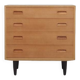 Commode en frêne, design danois, années 1970, fabricant : Hundevad & Co