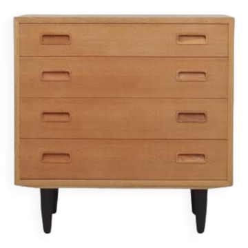 Commode en frêne, design danois, années 1970, fabricant : Hundevad & Co