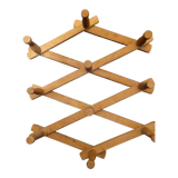 Vintage accordion coat rack