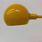 Mid-century design yellow tubular table lamp, 1970’s