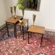 Tables gigogne teck moderniste années 50