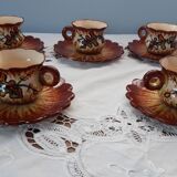 5 tasses à café P. Fouillen