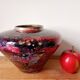 gilded glass vase Laque Line