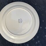6 earthenware plates Sylvie Hamage Moulin des Loups Nord vintage model