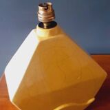 Vintage 50s cracked ceramic lamp