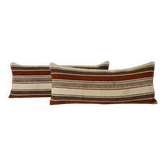 Set of 2 vintage kilim cushion covers 41x102 cm