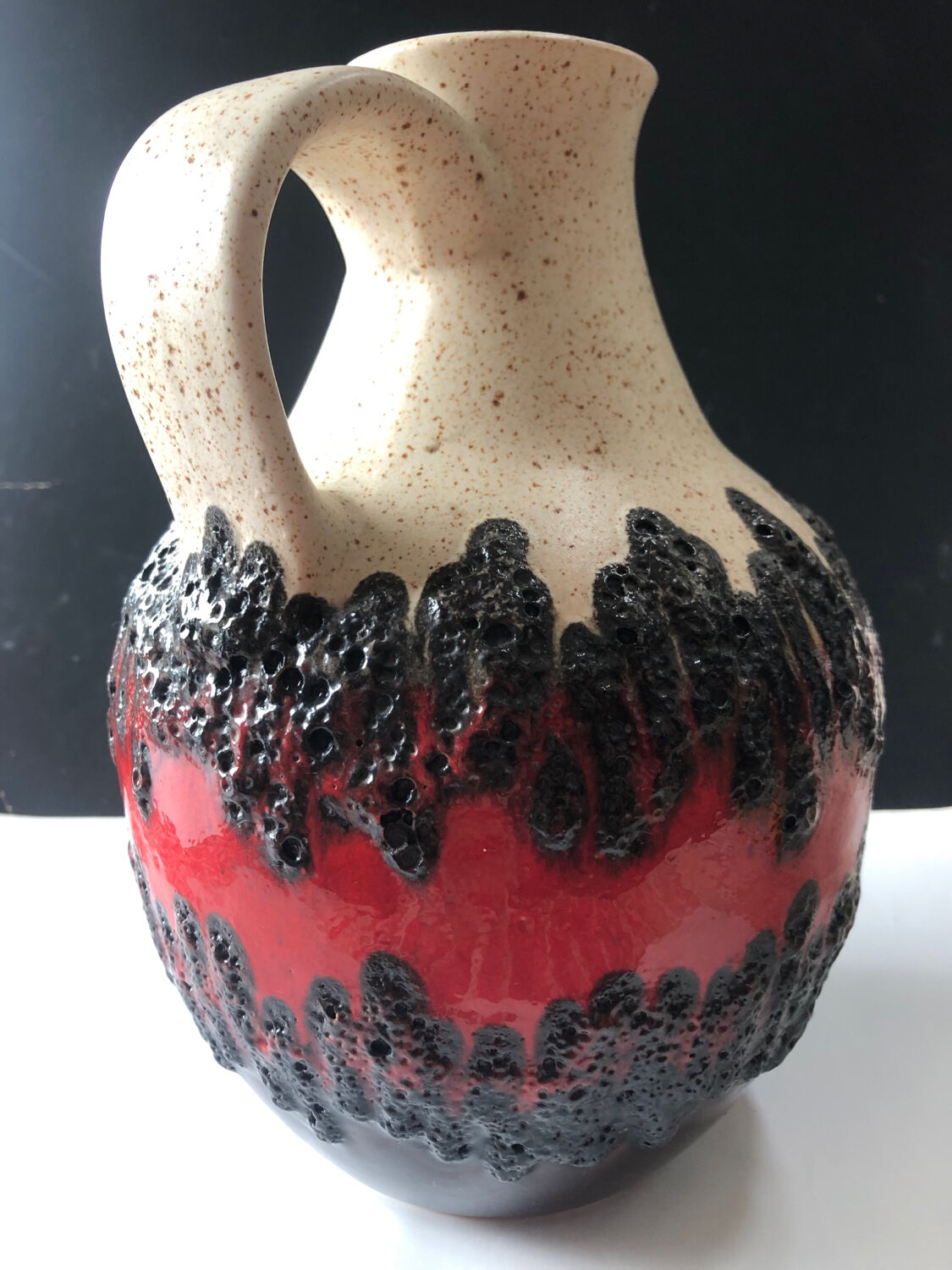 Vase fatlava Bay Keramik West Germany
