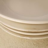 5 mismatched plates Gien, Digoin, Moulin des Loups, Saint Amand