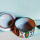 Ceramic fondue pot