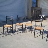 wood and rope chair