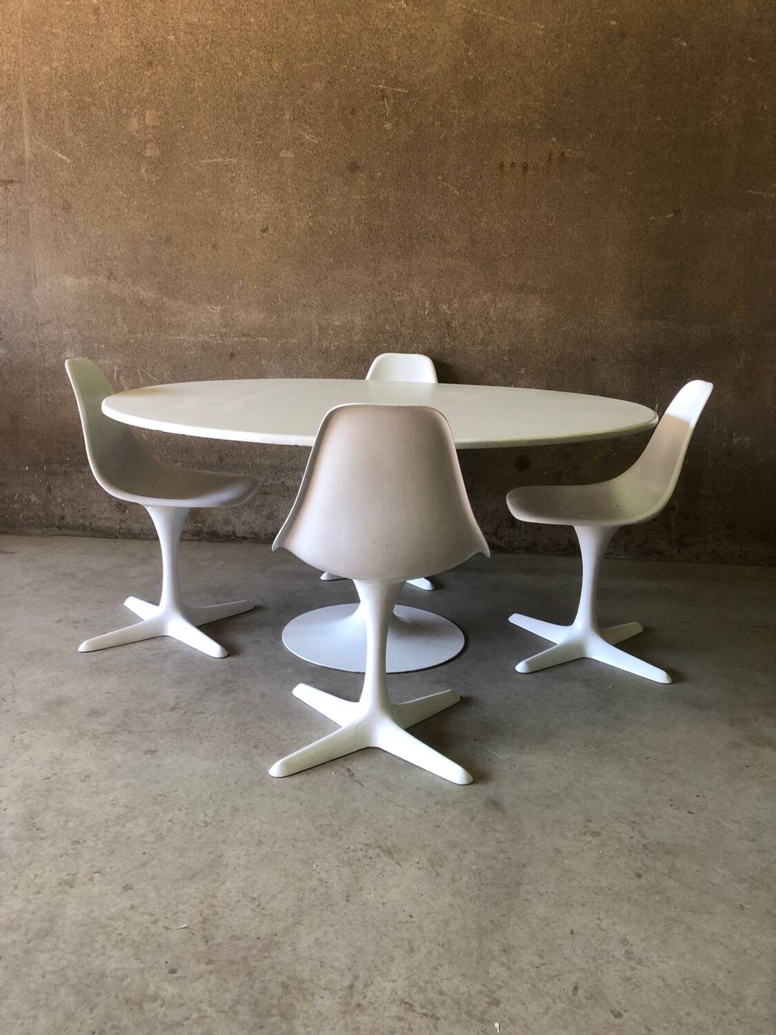 Vintage Arkana Table and Chair by Maurice Burke