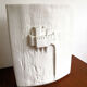 Vase en biscuit Jacques Buchholtz, village perché en porcelaine Studio d'Art