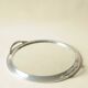 Art Deco Vintage Round Mirror Tray in Metal