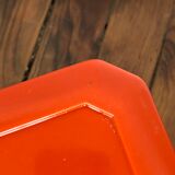 Table basse orange 60's - 70's Gilac