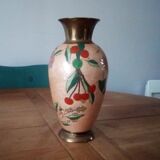 Vase en laiton art déco