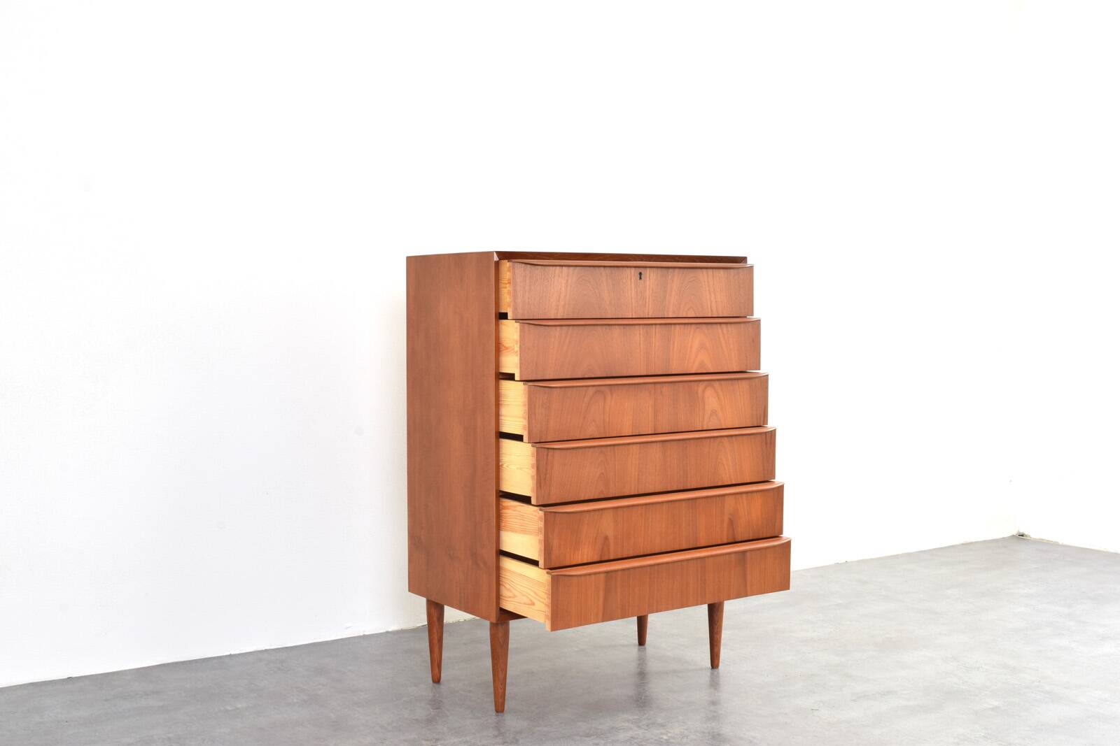 Mid-Century Danish Teak Chest of Drawers, 1960s.