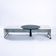 Italian marble black white adjustable coffeetable, 1980s