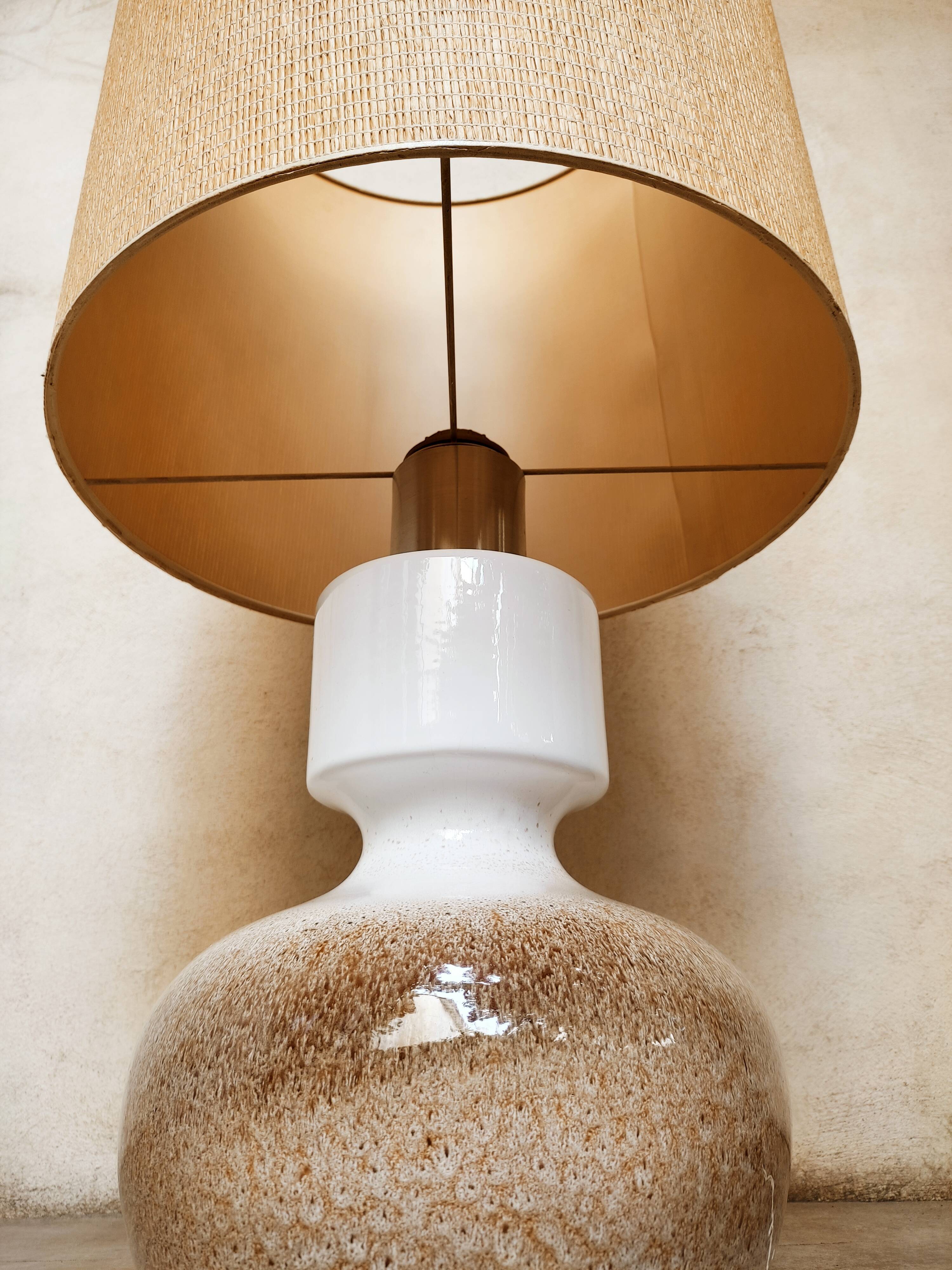Ceramic floor lamp