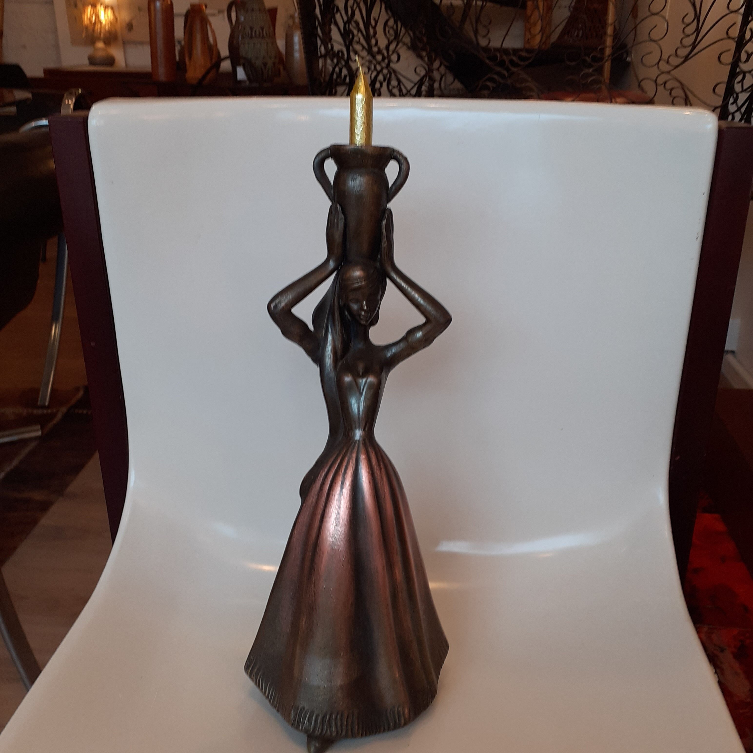 Ceramic candlestick
