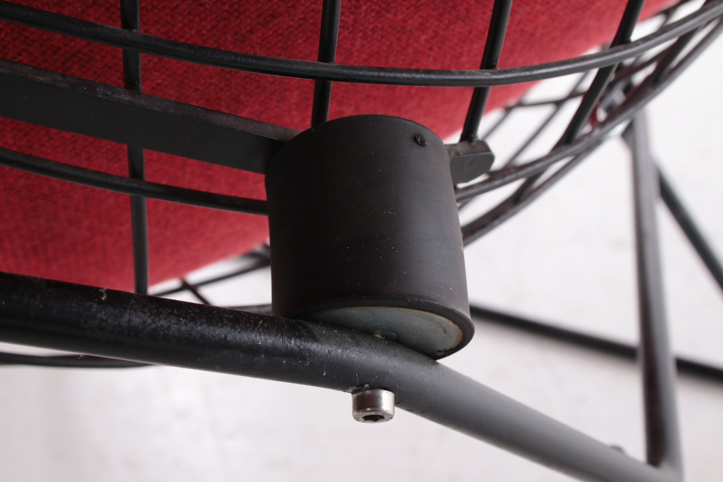 Design Harry bertoia for Knoll, Model Bird Armchair with Ottoman, 1980s