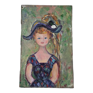 Portrait de jeune fille SB, Vincent